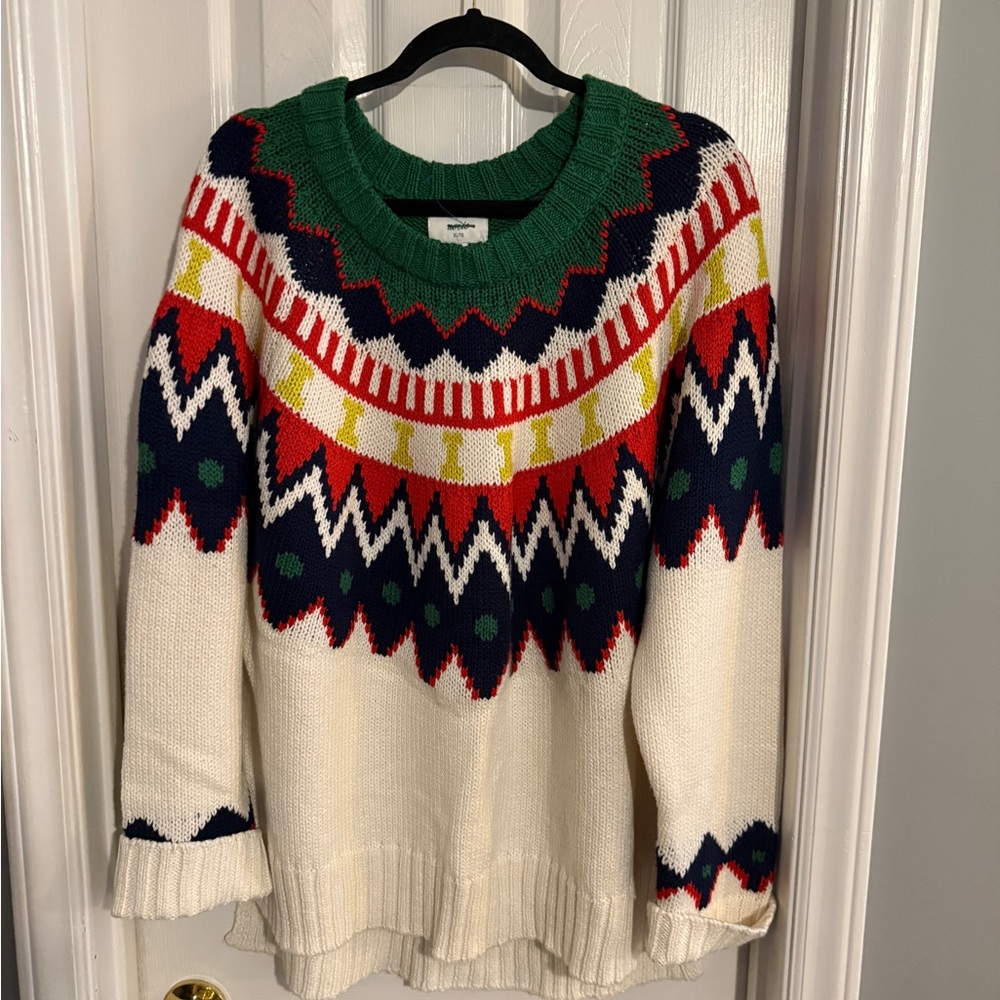 Aerie Multicolor Knit Women's Sweater XL